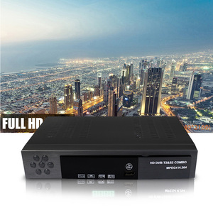 กล่องรับสัญญาณทีวีดาวเทียม,ชุดกล่องรับสัญญาณดาวเทียม T2 + S2 Dvb S2 Dvb T2 H.264 Dvb-t2 Fta Dvb-s2 - Product Image 6