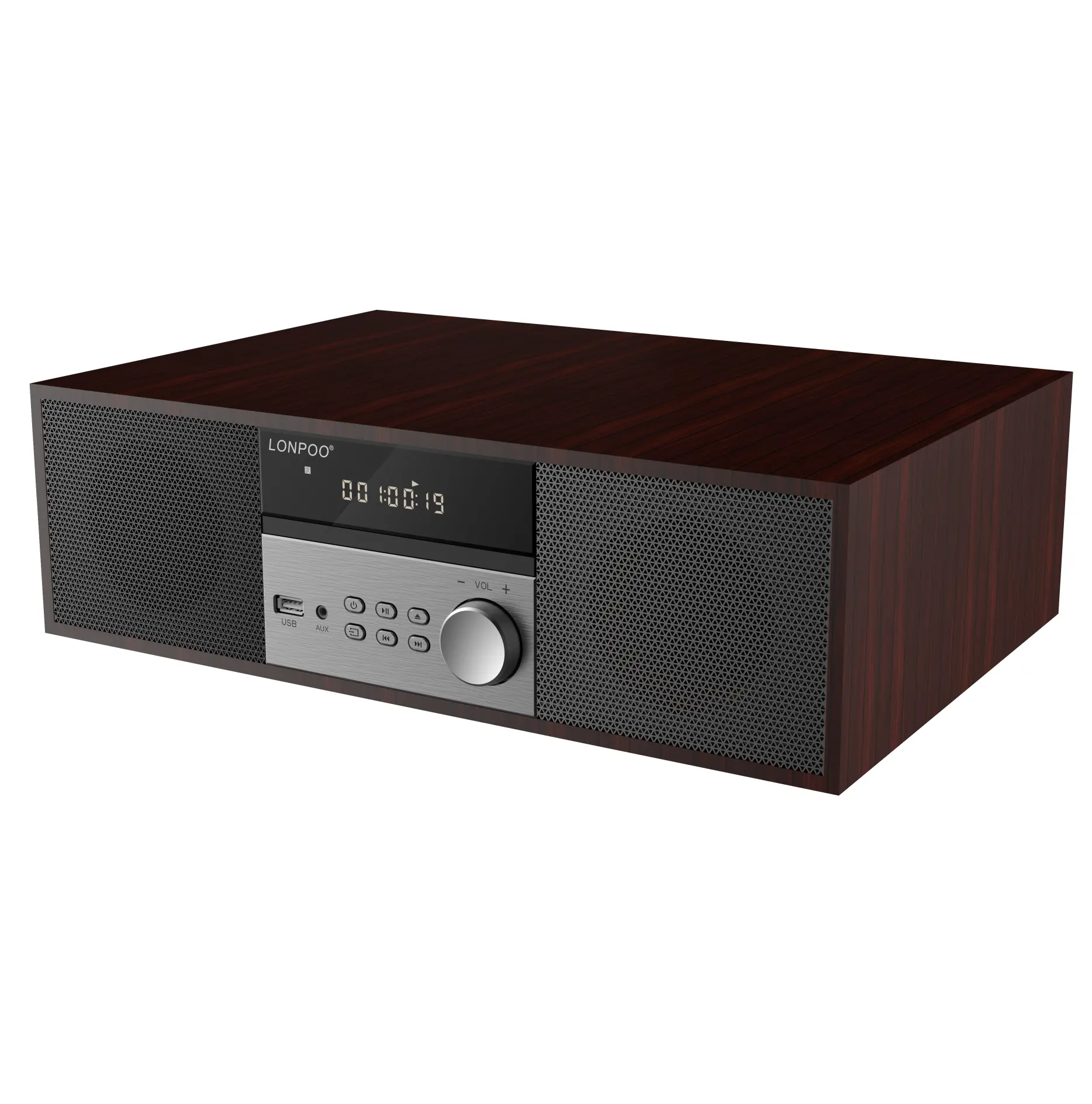 Hohe Klang qualität HiFi-Audiosystem Heim-Audiosystem CD-Player HiFi-Mini-Stereoanlage mit BT/USB