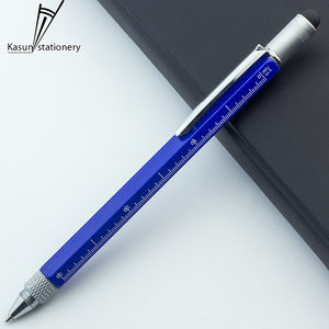 库存高品质金属多功能笔带触控笔多功能6合1工具多功能雕刻机圆珠笔 - Product Image 6