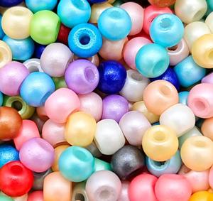 DIY takı bilezik el yapımı yeni 4mm renkli cam pirinç boncuk inci güç cam ara boncuk