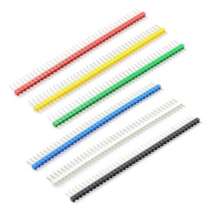 EParthub renk pin başlığı 2.54 pitch 1*40P tek sıra pin tek sıra düz pin yeşil/beyaz/kırmızı/mavi/sarı/siyah - Product Image 1