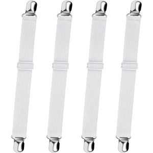 Verstellbare elastische Blatt gurte Hochleistungs-Bettlaken greifer Hosenträger für Matratzen Spann bettlaken Elastische Hakens ch laufe - Product Image 3