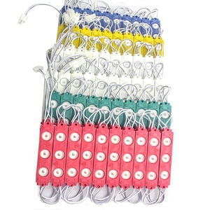 Upgraded 2W 2835 SMD <strong>LED</strong> Module AC 110V/220V 3 <strong>LED</strong> Module Light OEM 75 80 <strong>LED</strong> Con Injection Rohs IP65 Blue Purple ABS DC 12V - Product Image 1