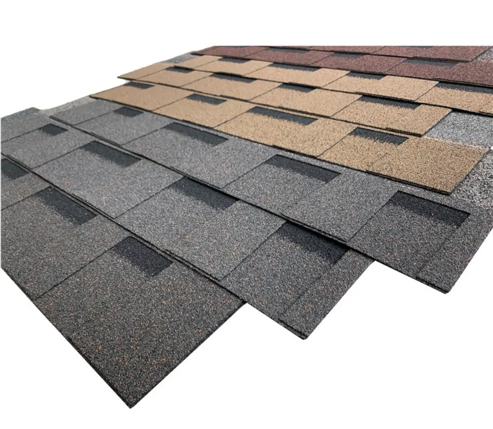 Materiali di copertura del cile 1000x333mm scandole laminate architettoniche a 3 linguette tegole per tetti in asfalto