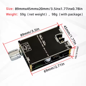 ZK-1001BモノBTレシーバーアンプボードTPA316D2チップ広い電圧入力12-24Vピーク出力電力100W TWSペアリング付き - Product Image 6