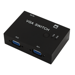2 De entrada 1 salida VGA interruptor 2 en 1 Plug and play VGA XVGA... SVGA... UXGA y Multisync pantalla interruptor divisor de adaptador