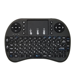Precio al por mayor hebreo i8 Air Mouse teclado inalámbrico con panel táctil para Android TV Box HTPC/IPTV Mini teclado - Product Image 3