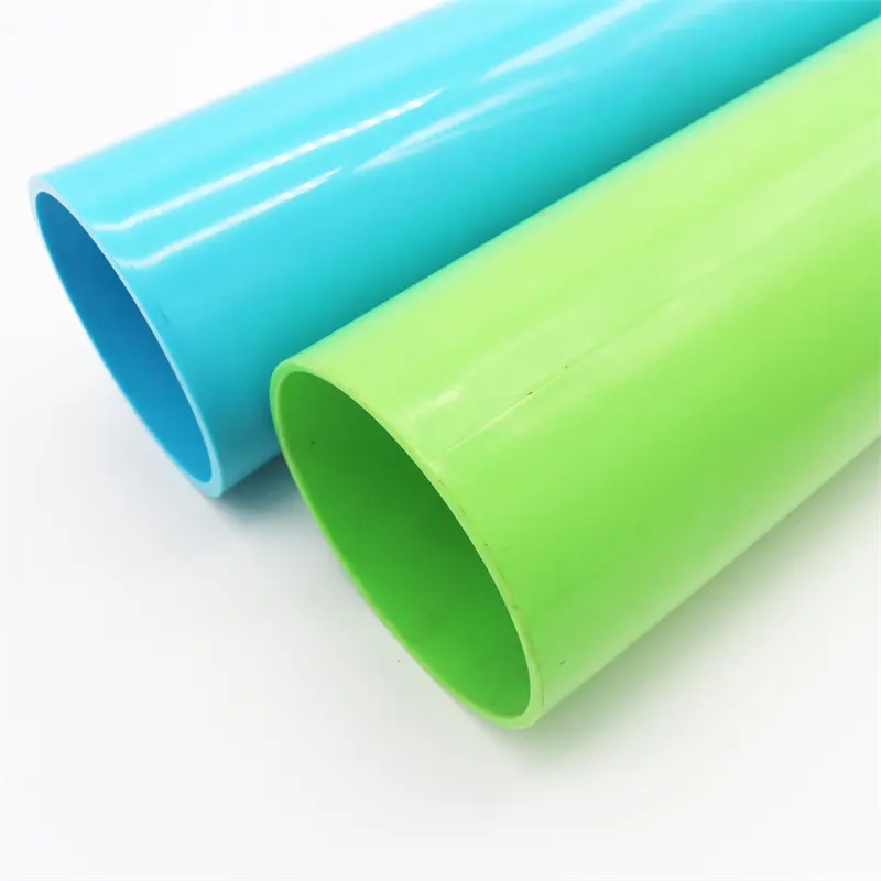 Tube de tuyau en PVC en plastique écologique Tuyau de fil de câble d'isolation rigide Tuyau hydroponique