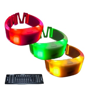 Programmabile A Distanza Controllata Led Lampeggiante Wristband Del Braccialetto - Product Image 1
