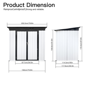 Çok amaçlı 6X4 CCBE düz üst çift kapı aracı ev 4 tahliye çatı ile rampası yağmur suyu birikimini önlemek için - Product Image 4