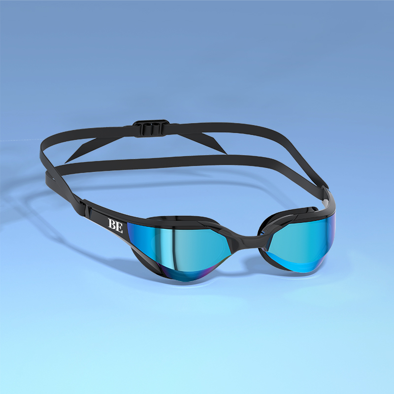 Noir plaqué bleu
