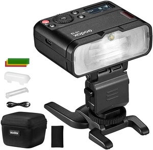 GODOX แฟลช MF12ขนาดเล็กสำหรับถ่ายภาพเร็วเร็วพิเศษมาโครพร้อมแฟลช TTL ระบบ X ในตัว + ตัวกรองสีสำหรับการถ่ายภาพมาโคร - Product Image 1