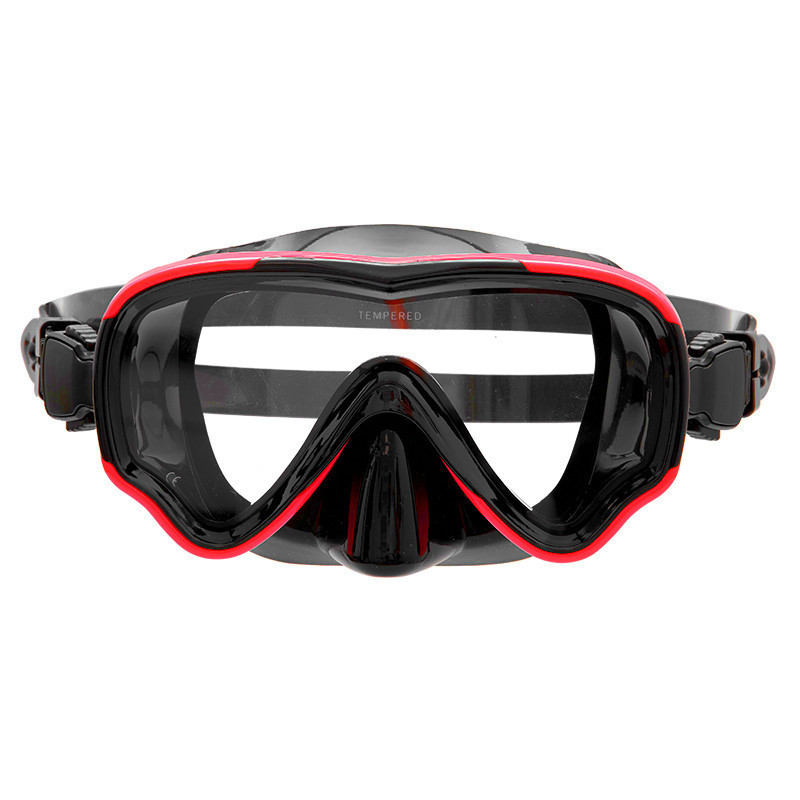 Black and red-transparent silicone