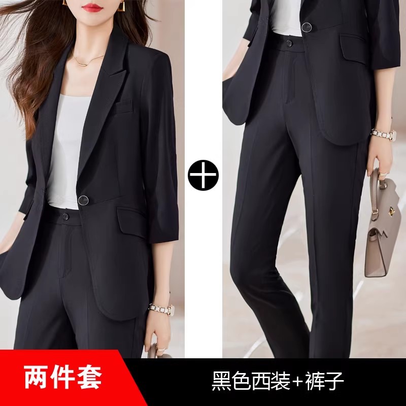 Black suit pants