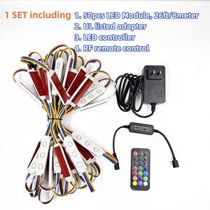 RGBW 1W telecomando dimmerabile LED modulo luce 12V DC strisce a bassa tensione per insegne decorazione scatola luminosa cartelli - Product Image 2
