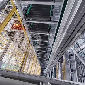 Sistema de estantería de almacén automático multinivel de alta densidad Industrial ASRS Contenedores de almacenamiento automatizados Sistema de estantería de lanzadera