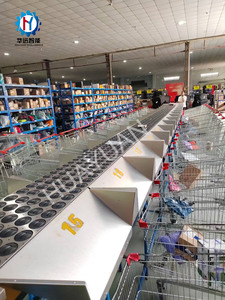 Intelligent Express Parcel Sorting Machine Rubber Wheel Sorter with Steering Wheel Roller Sorter <strong>Conveyors</strong> for Package Sorting