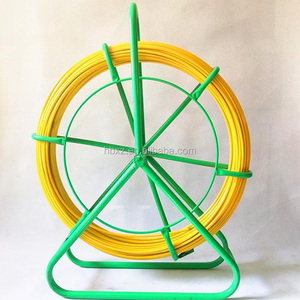 11mm 300m FRP Duct Rodder Cable Threading Device Fiberglass Push <strong>Pull</strong> Rod