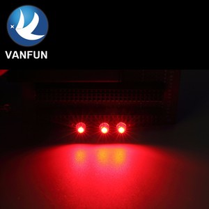 Vanfun Professional 5V Max LEDダイオード逆ボルタ穴ケース3mmサイズ信号照明用赤色LEDアプリケーション - Product Image 5