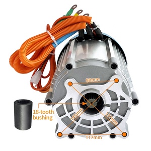 Kompakter mittel montierter 4-Loch-Gleichstrommotor für Robotik 60V 72V 3000W 4000W Präzisions motor mit vibrations armer Konstruktion - Product Image 5