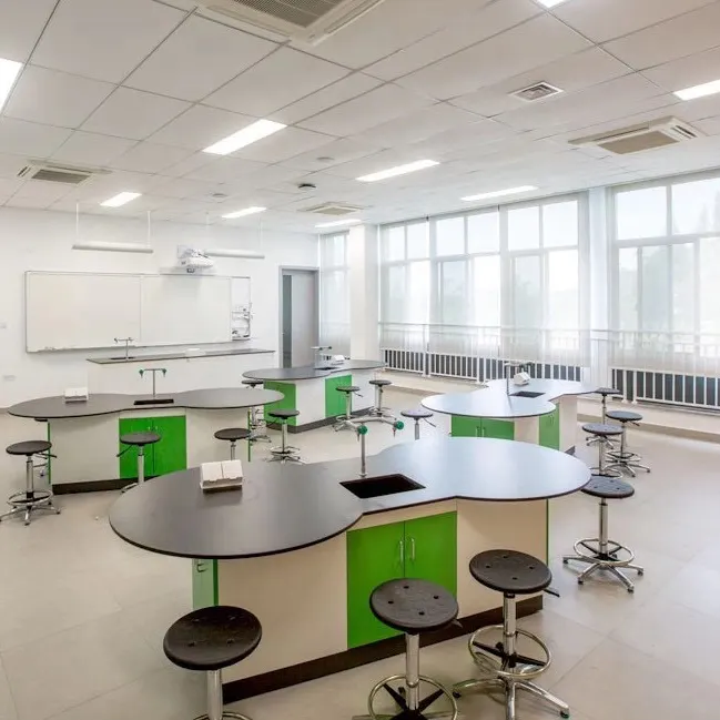 Mesa de experimentos escolares de alta calidad, equipo de laboratorio, mesa de experimentos físicos
