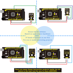 Keyes tudio STEM Programming Learning Kit 37 in 1 Sensor V2.0 Modul Kit für Arduino