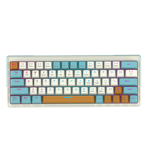 Promoción de alta calidad Tri-mode Hot swappable 63 Keyboard multi-color keycaps Teclados mecánicos para Computadora Portátil para Mac para PC - Product Image 1