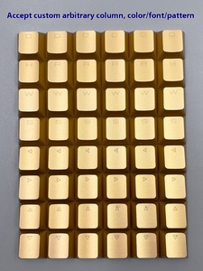 Teclado mecánico para juegos con patrón creativo personalizable, teclas reemplazables de aleación de Zinc, tecla de perfil de cereza 108