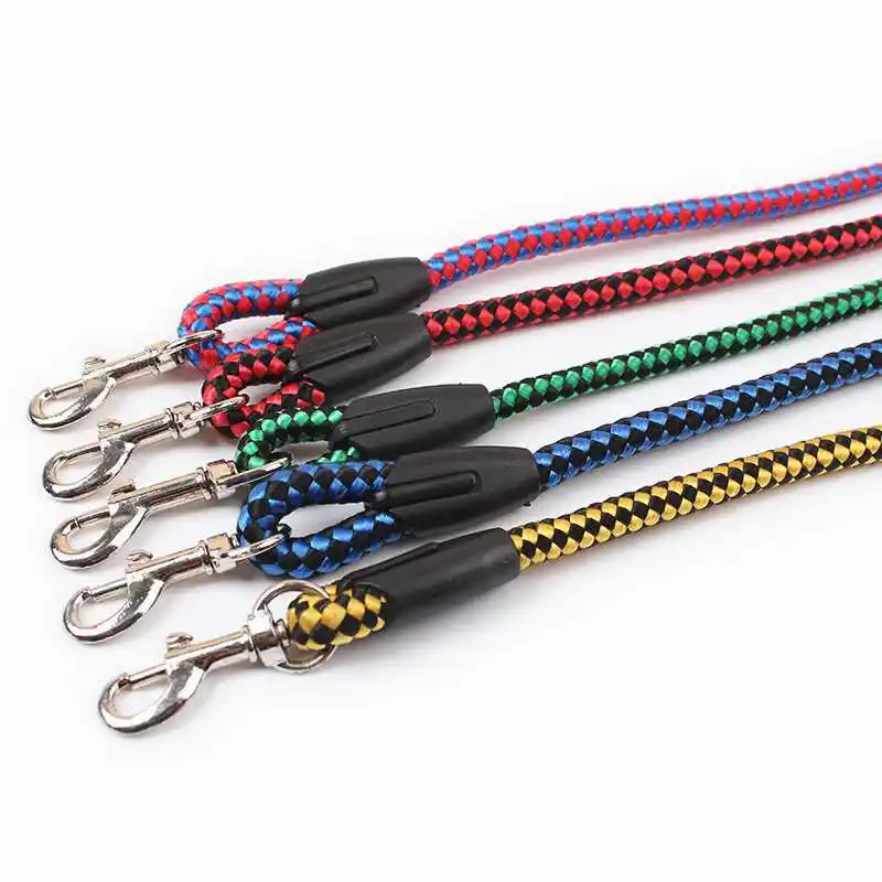 Useful Dogs Pet collar traction rope dog supplies harness adjustable woven chain leash Hot New 2021