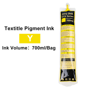 Xcellent Dubbele Witte 700Ml Tekst Pigment Inkt Dtg Inkt Zak Met Chip Voor Broer Gtx-Serie Printer - Product Image 2