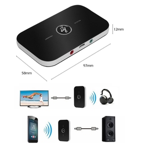 升级5.0 v技术二合一无线立体声音频发射器接收器BT适配器，用于汽车之家 - Product Image 3