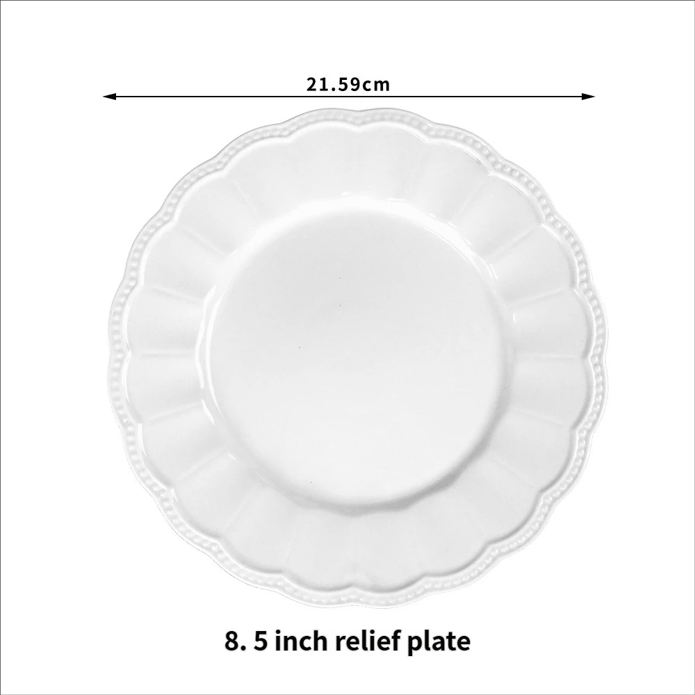 Blanco 8,5 pulgadas