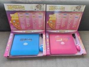 Istruzione bambini laptop schermo a LED inglese spagnolo macchina per l'apprendimento della lingua computer giocattoli educativi precoci Tablet