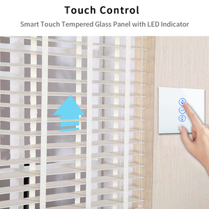 Touchmi intelligente interruttore a tenda all'ingrosso per uso domestico per il controllo remoto App Tuya WiFi materiale di vetro di rete Bluetooth 250V Max.