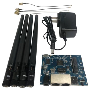 เราเตอร์ WiFi 1A 3G 4G 12V ปลดล็อกอินเทอร์เน็ตเราเตอร์ไร้สายแบบ OpenWrt LTE แผง PCB