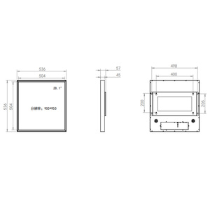 22&quot; 33.2&quot; Inch 1:1 square Display <strong>Screen</strong> <strong>LED</strong> with WIFI <strong>Network</strong> <strong>Android</strong> OS HDM1 Input for Advertising Art Gallery and NFT Frame - Product Image 6