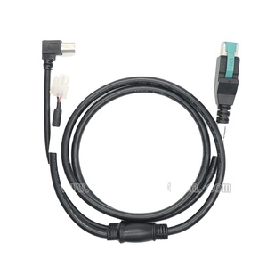 Özelleştirilmiş 2in1 12V Powered USB 90 derece USB B erkek ve POS sistemi için 2 Pin Terminal kablosu tarayıcı - Product Image 1