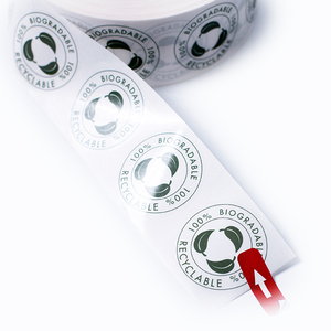 Eco Friendly Round Personalised <strong>Stickers</strong> Waterproof Biodegradable Labels Custom <strong>Printed</strong> Biodegradable <strong>Stickers</strong> - Product Image 5