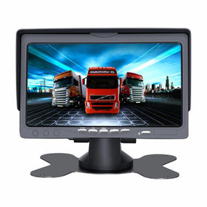 Alta calidad 7 pulgadas entrada RCA portátil vista trasera TFT LCD HD 1024x600 IPS Monitor para camión autobús cosechadora - Product Image 1