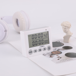 Batterie Großes Display Digital bildschirm Küchen timer Digitaler Timer Quadratischer Koch-Countdown-Alarm Erinnern Sie die Schlaf-Stoppuhr-Uhr - Product Image 1