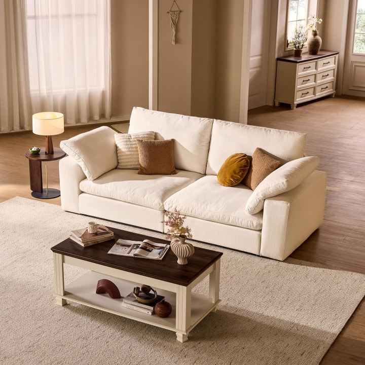 Cloud double-seater sofa