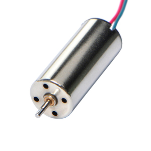 Corelessมอเตอร์DC 3V 45000RPM 8.5x20 มม.ไมโครแปรงมอเตอร์ 1 สีดําเฮลิคอปเตอร์ใบพัดสําหรับQuadcopter Droneรุ่นFPV DIY - Product Image 3