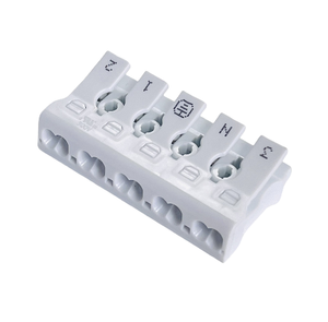 Mini fio push-in conector 925 séries terminais elétricos bloqueia conectores