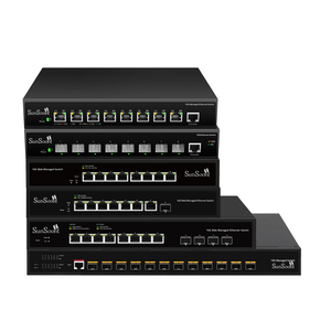 Sunsoont 4*10G SFP-Netzwerk-Switch mit RJ45 8*10G SNMP QoS-Funktionen für den Büro einsatz - Product Image 6