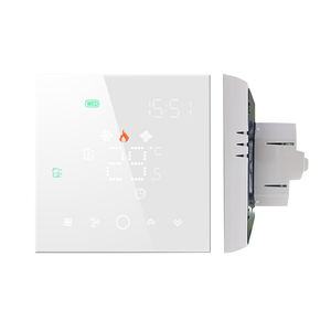 Hotowell WF03 Ventola a 3 velocità 2 tubo 4 tubo sensore per Keycard Full Touch schermo programmabile termostato