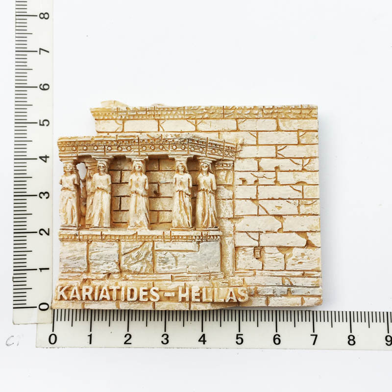 colorful The Erechtheion Temple on the Acropolis