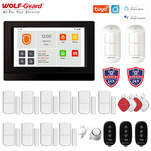 Wolf-Guard Touch-Display WiFi 4G GSM SMS Wireless Home Intruder Sicherheits alarmsystem 7-Zoll-Vollfarb-IOS/Android - Product Image 5