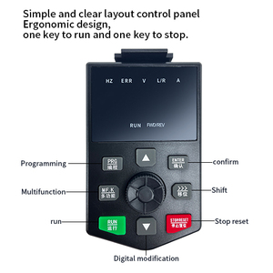High Quality Low Frequency of 220 3 Phase Mini VFD <strong>Variable</strong> Frequency Drive Converter for <strong>Motor</strong> <strong>Speed</strong> <strong>Control</strong> Frequency Inverter - Product Image 4