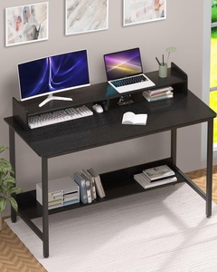 Computadoras de escritorio personalizadas Estilo industrial en forma de L Mesa de computadora Escritorio de computadora Unsloshing Escritorio de computadora Altura ajustable - Product Image 1