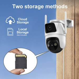 3MP HD Dome güvenlik ekipmanları WIFi gece görüş ESeeCloud App CMOS sensörü ile bağlı çift Lens kamera - Product Image 5
